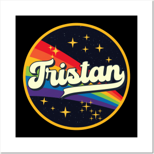 Tristan // Rainbow In Space Vintage Style Posters and Art